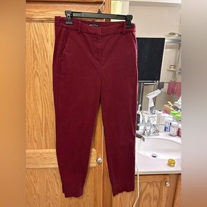 Maroon J. Crew pants